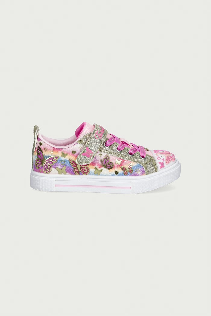 Skechers TWINKLE SPARKS - BUTTERFLY SK tenisówki dziecięce 314470LC multicolor AW26