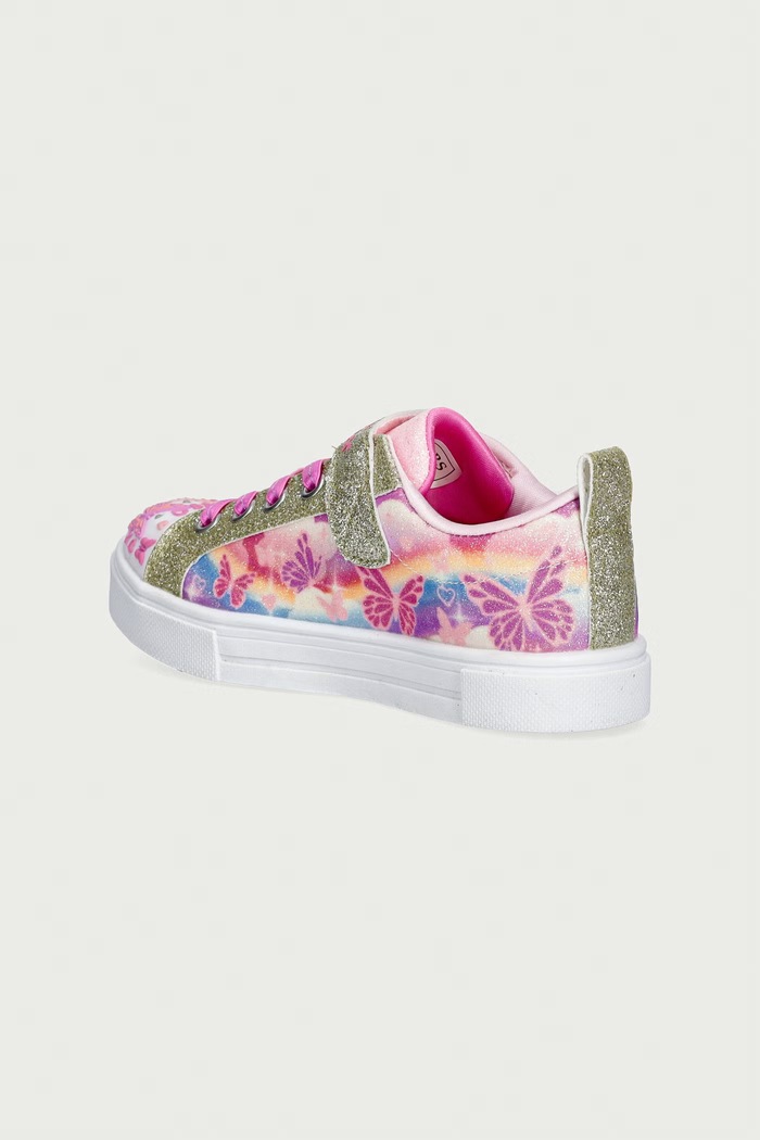 Dziewczynka Skechers TWINKLE SPARKS - BUTTERFLY SK tenisówki dziecięce 314470LC multicolor