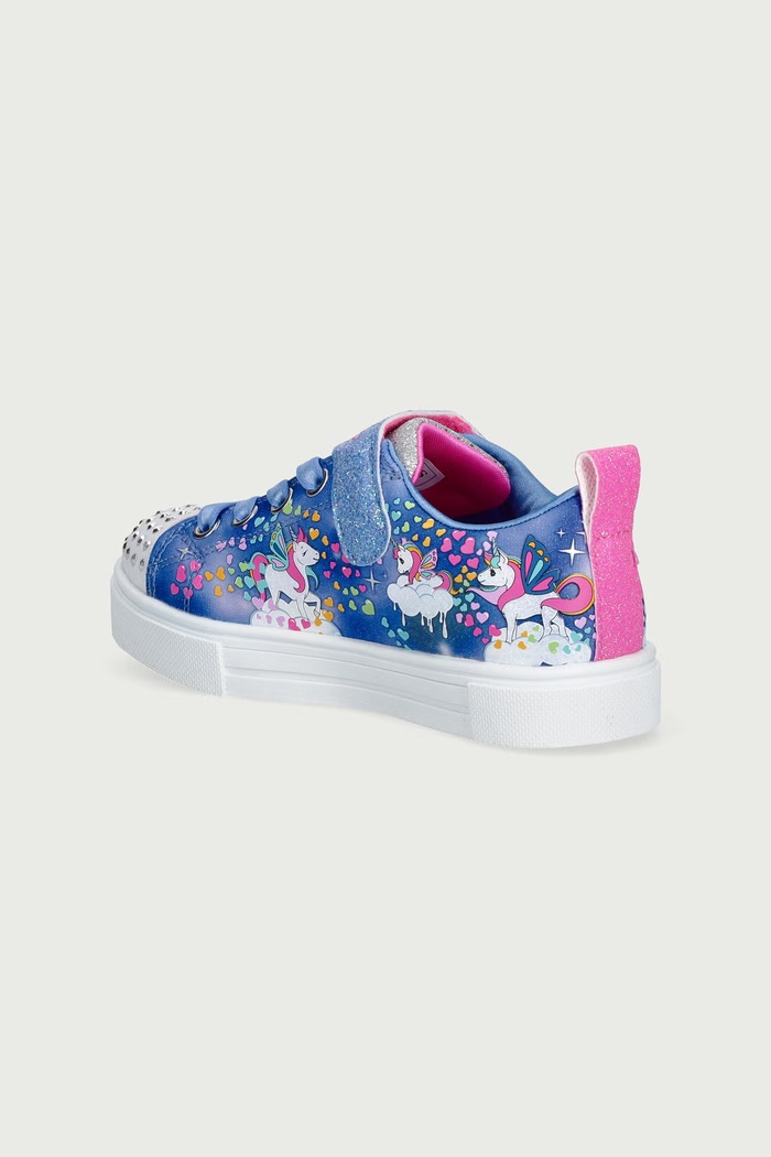 Dziewczynka Skechers S LIGHTS-TWINKLE SPARKS-UNIC sneakersy dziecięce 314468L niebieski