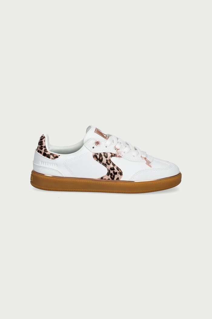 Skechers HOTSHOT - LEOPARD FAME sneakers detské 310595L biela AW26