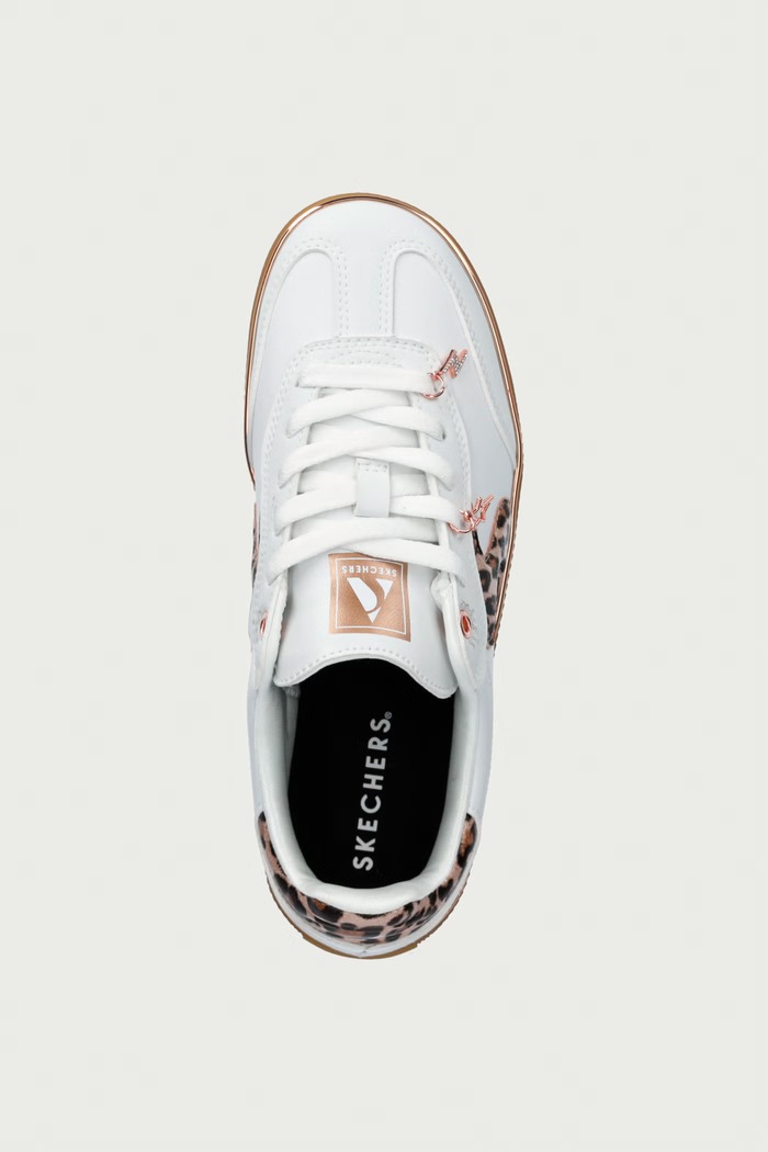 HOTSHOT - LEOPARD FAME sneakers detské Skechers 310595L biela
