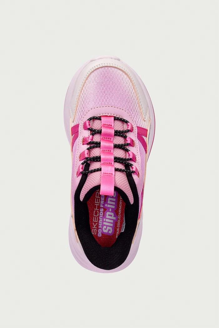 Skechers sneakersy dziecięce WAVE 92 - SPARKLE SPRINT różowy 304053L