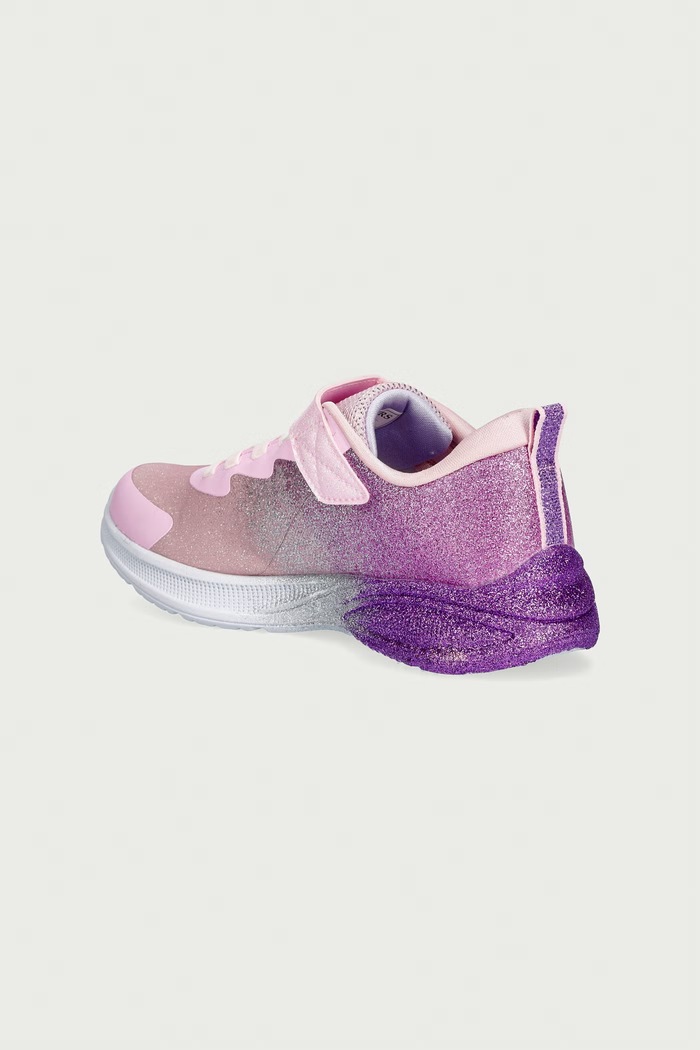 Dziewczynka Skechers sneakersy dziecięce MICROSPEC MAX ADVANCE - GLITZ 303859L różowy