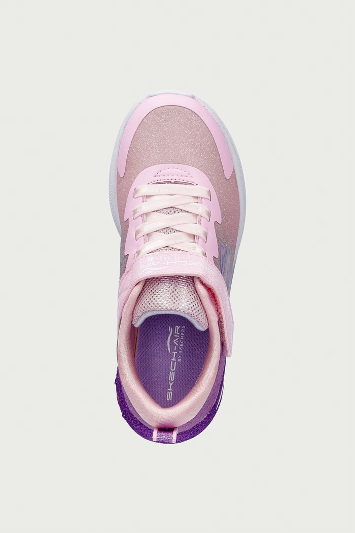 Skechers sneakersy dziecięce MICROSPEC MAX ADVANCE - GLITZ różowy 303859L