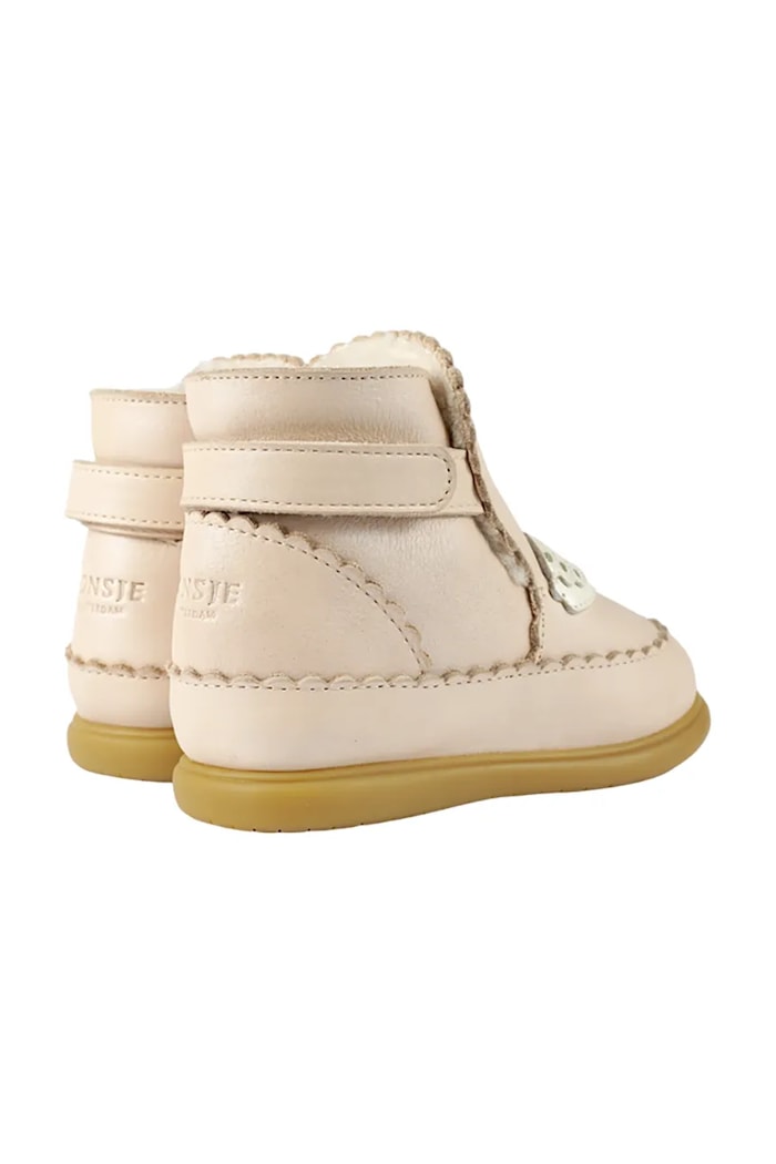 Donsje buty zimowe niemowlęce nubukowe Sify Shoes Swan różowy 1507301