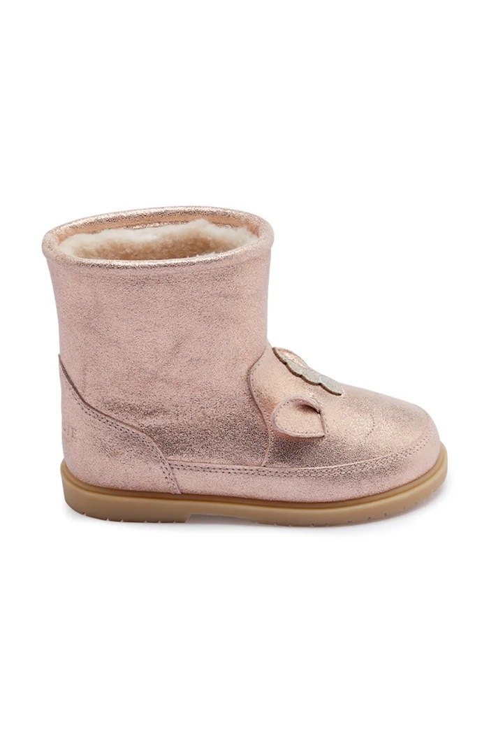 Buty zimowe dziecięce skórzane Xelly Boots Unicorn Donsje różowy 2031702.29.33