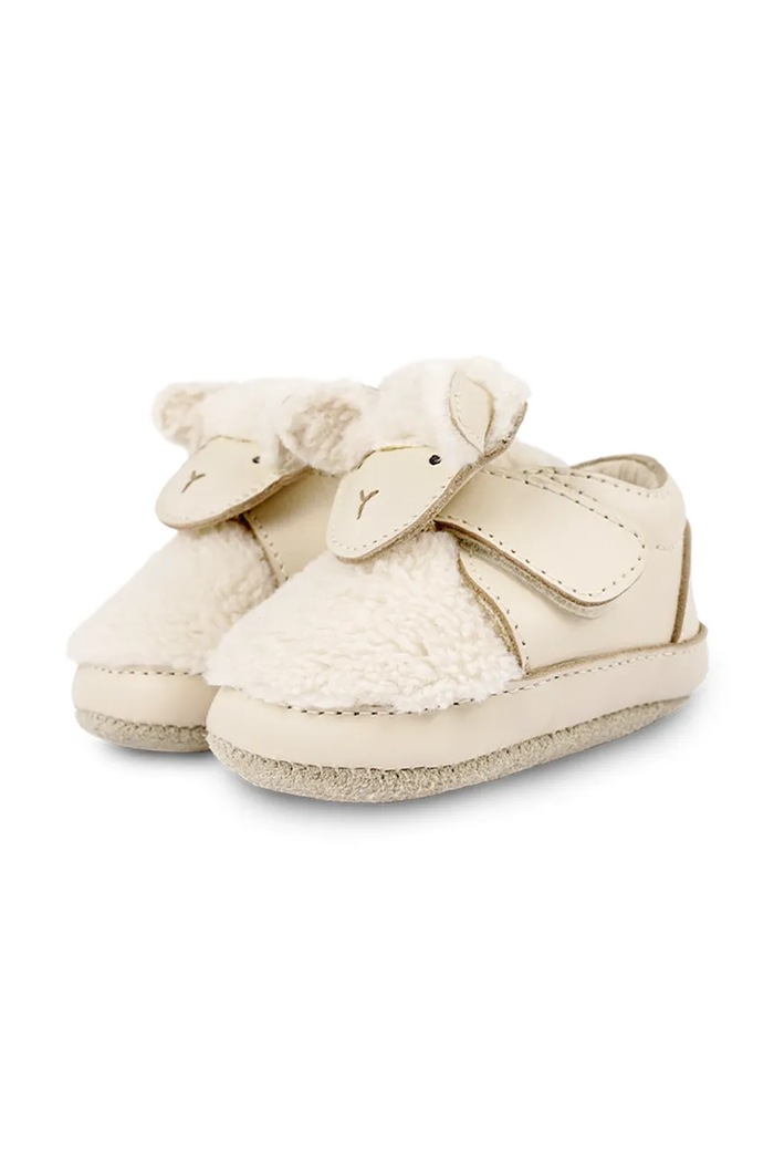Donsje buty niemowlęce Matijn Sneakers Lammy 1042102 biały AW26