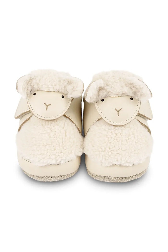 Dziewczynka Donsje buty niemowlęce Matijn Sneakers Lammy 1042102 biały