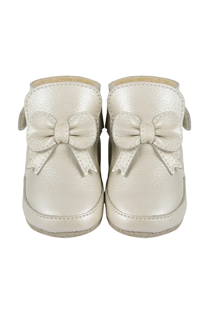Donsje buty niemowlęce skórzane Cubow Booties 1035800 biały AW26