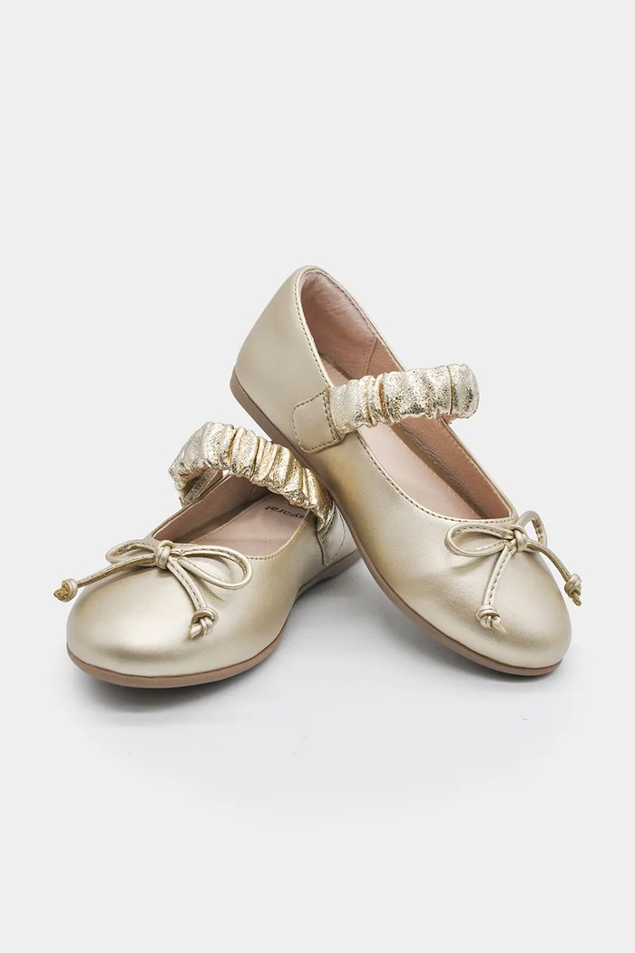 Mayoral Балеринки за деца 44667.42A.Mini.9BY2 злато AW26
