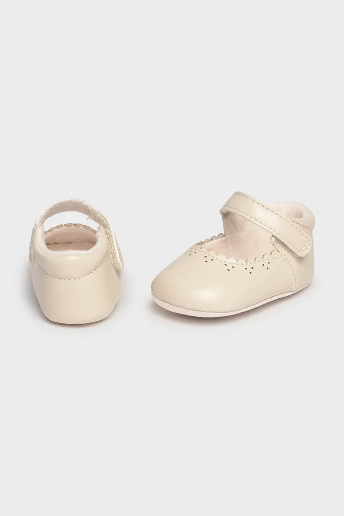 Mayoral Newborn Балетки для младенцев 9161.2N.Newborn.9BY2 белый AW26