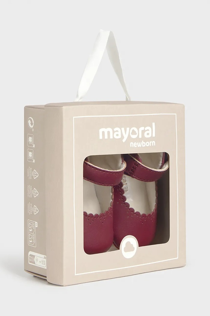 Mayoral Newborn balerinke za bebe crvena 9161.2N.Newborn.9BY2