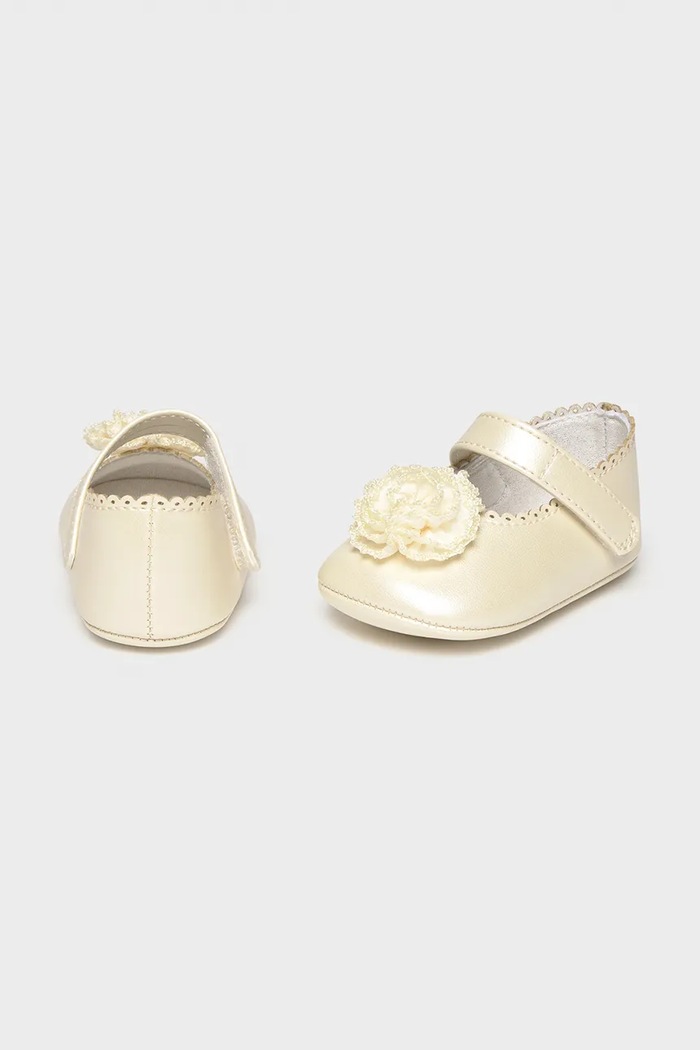 Mayoral Newborn Балетки для младенцев 9159.2K.Newborn.9BY2 бежевый AW26