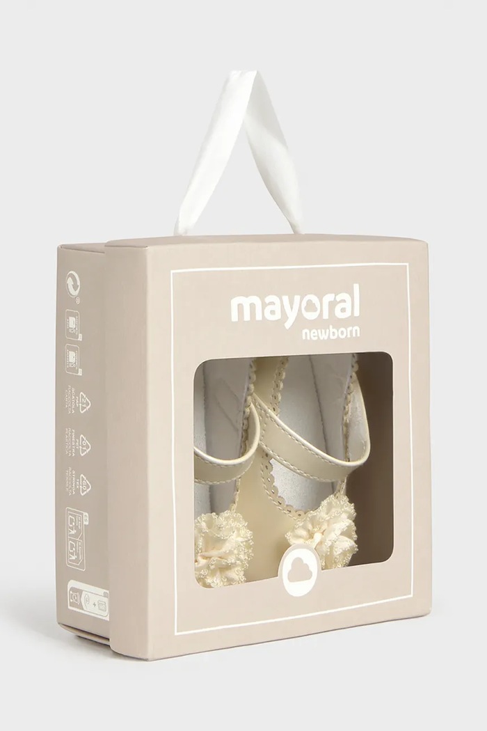 Балетки для младенцев Mayoral Newborn 9159.2K.Newborn.9BY2 бежевый