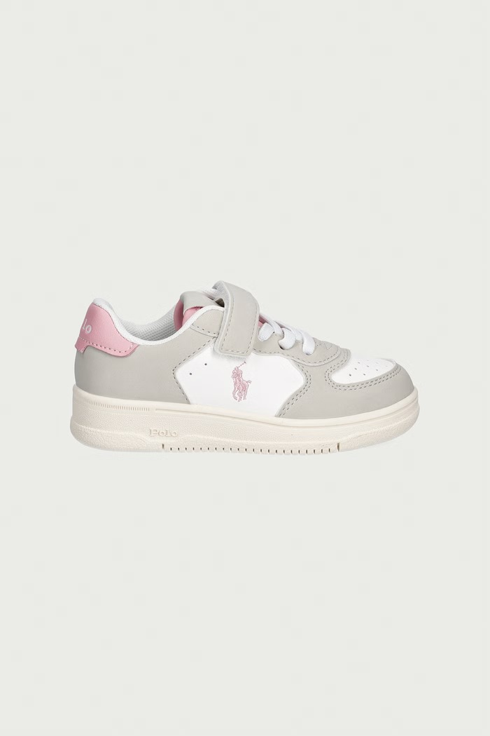Polo Ralph Lauren MASTERS COURT PS sneakersy dziecięce RL05870050 szary AW26