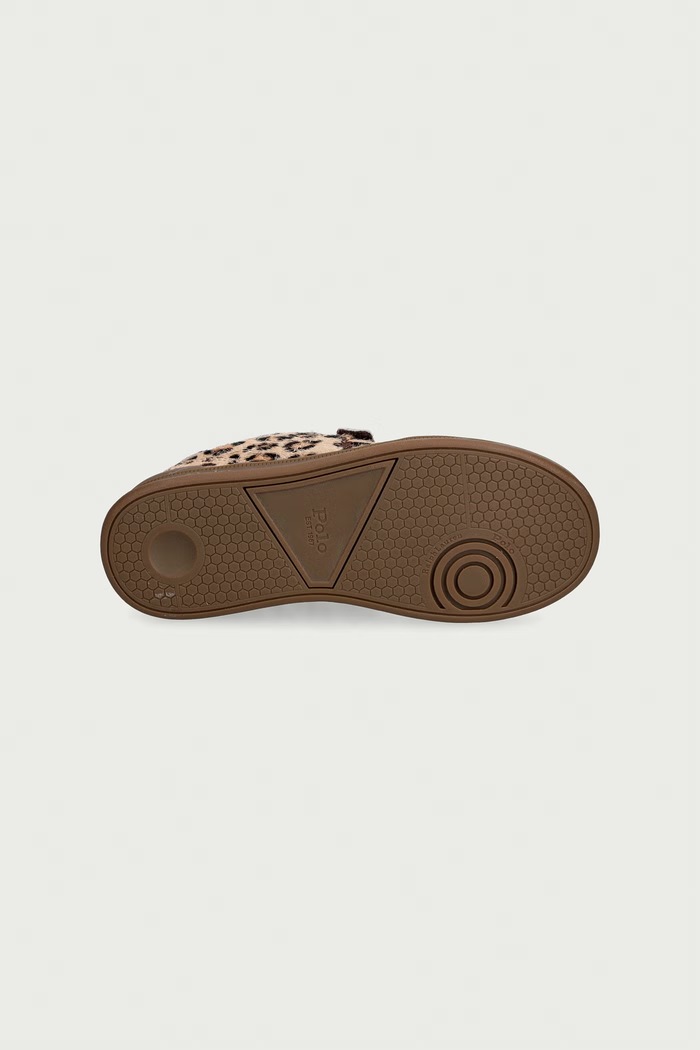 HOLLIS EZ sneakers παιδικά δερμάτινα Polo Ralph Lauren μπεζ RL05864202