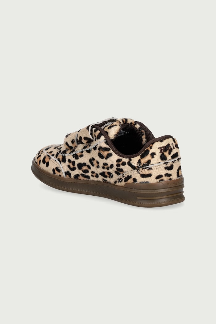 Fete Polo Ralph Lauren HOLLIS EZ sneakers pentru copii din piele RL05863202 bej