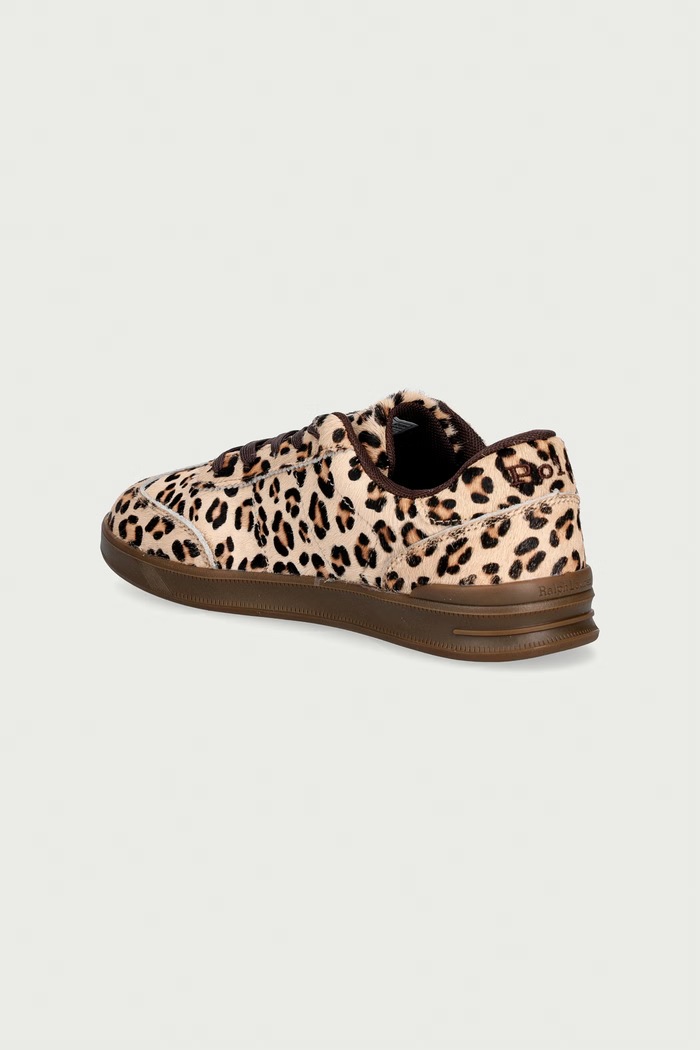 Κοριτσίστικα Polo Ralph Lauren HOLLIS sneakers παιδικά δερμάτινα RL05861202 μπεζ