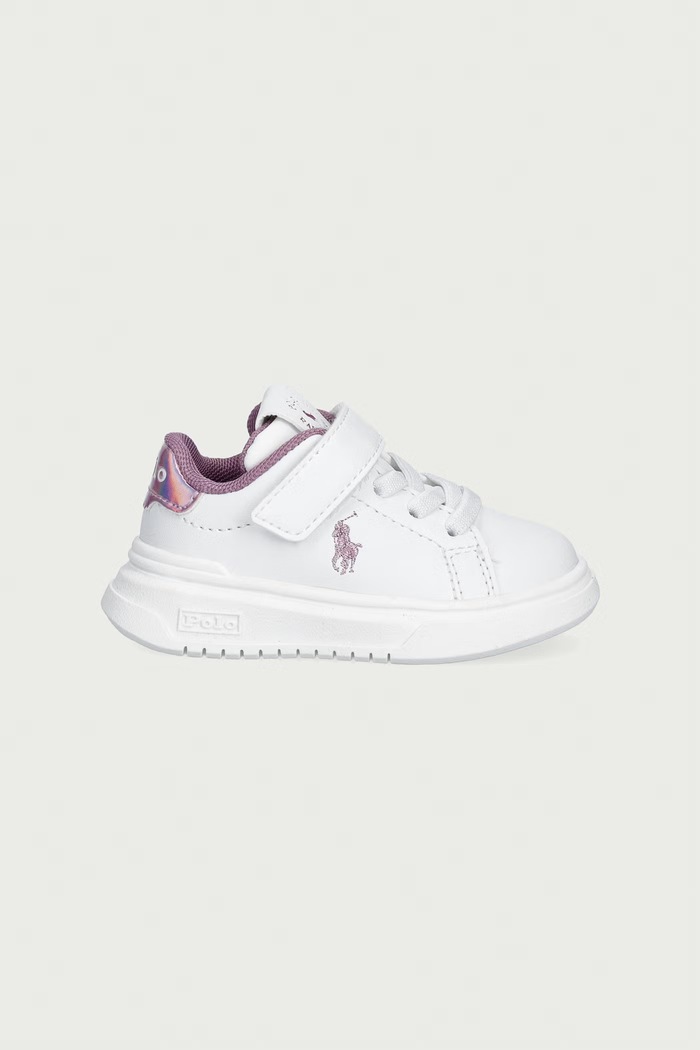 Polo Ralph Lauren HERITAGE COURT SUPER PS sneakersy dziecięce RL05859101 biały AW26