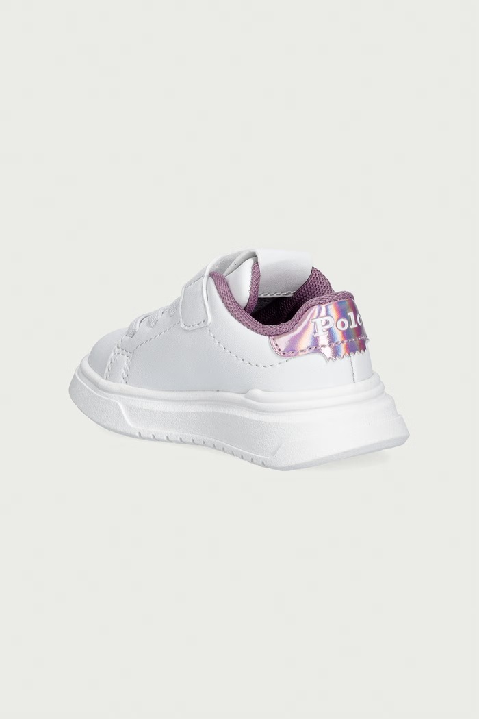 Dziewczynka Polo Ralph Lauren HERITAGE COURT SUPER PS sneakersy dziecięce RL05859101 biały