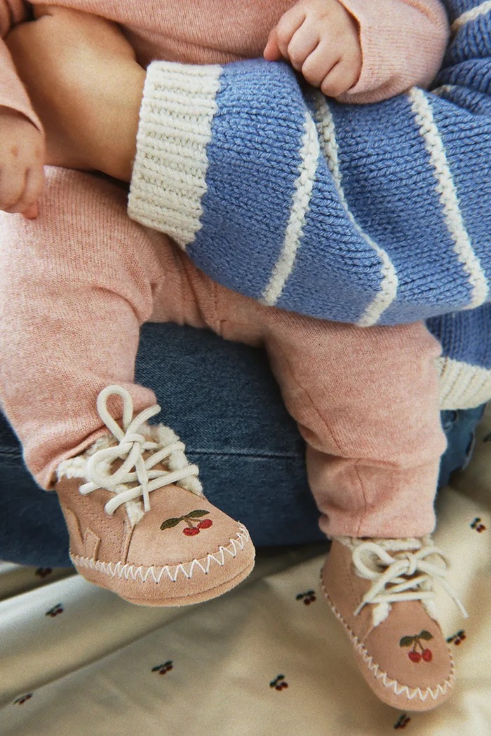 Veja Obuća za bebe od brušene kože VEJA X KONGES SLOJD BQ0322360C