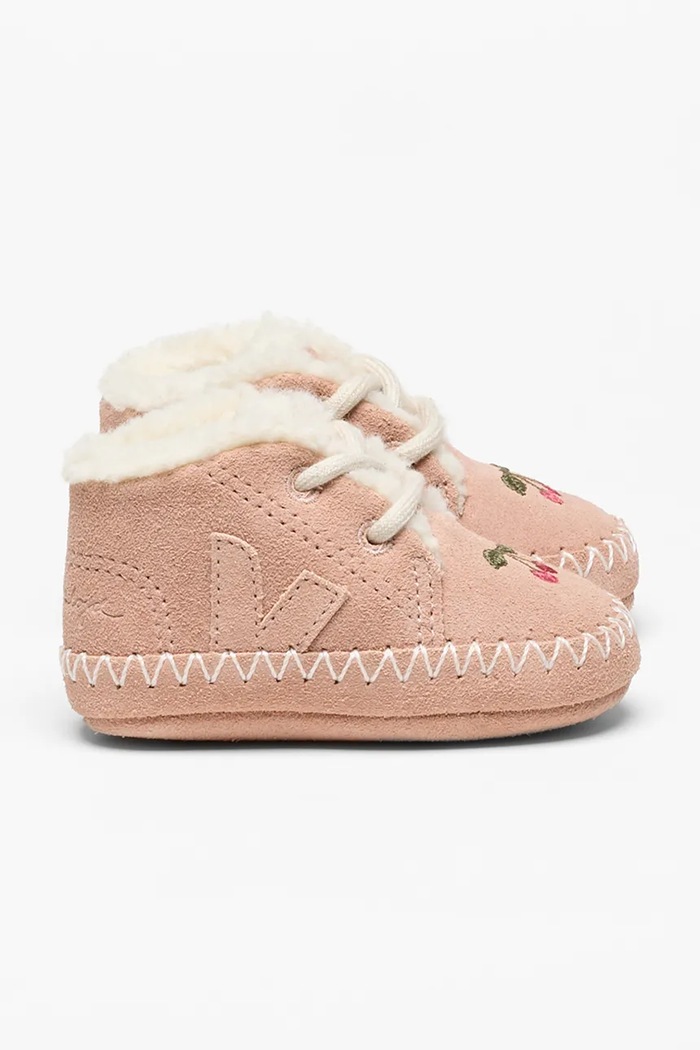 Veja Obuća za bebe od brušene kože VEJA X KONGES SLOJD BQ0322360C roza AW26