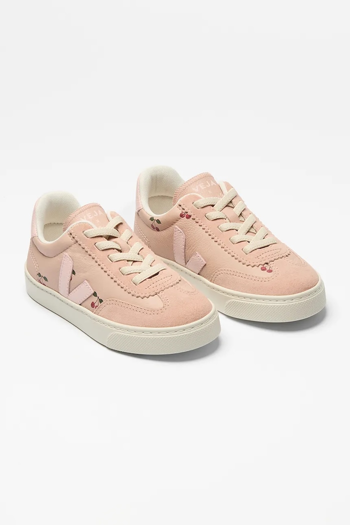 Veja VEJA X KONGES SLOJD sneakers παιδικά δερμάτινα BV0222353C.28.35 ροζ AW26