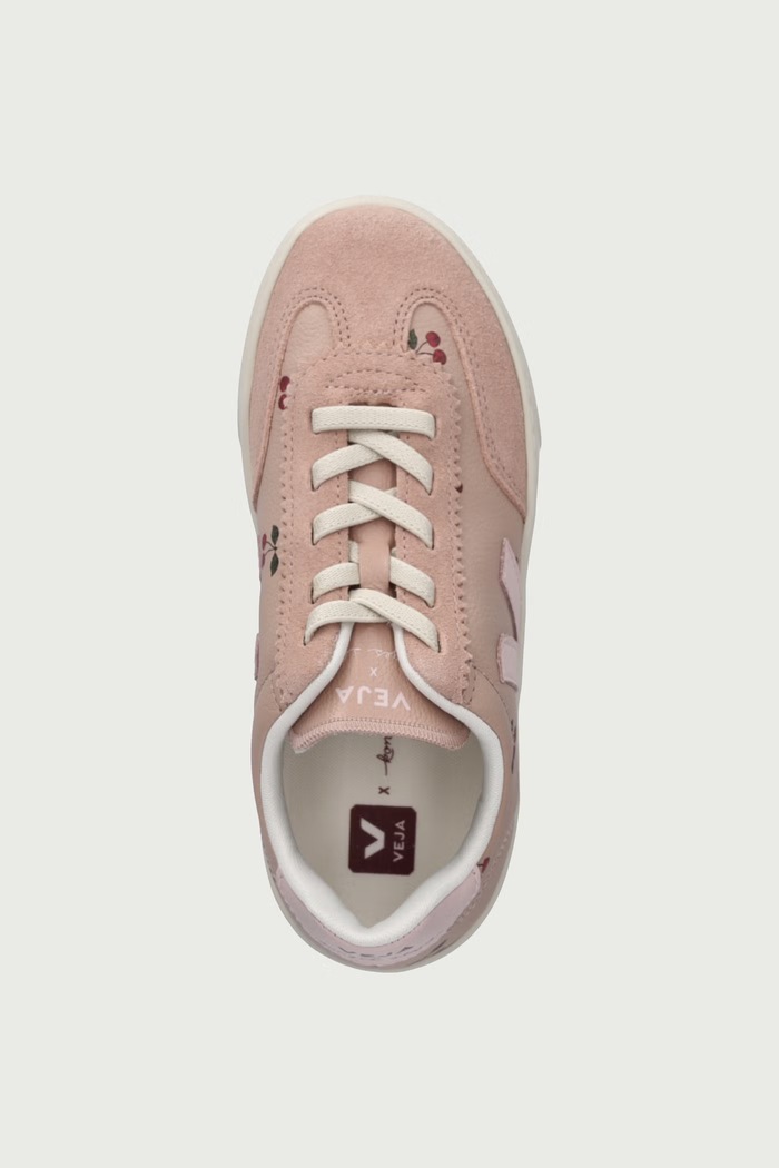 VEJA X KONGES SLOJD sneakers παιδικά δερμάτινα Veja BV0222353C.28.35 ροζ
