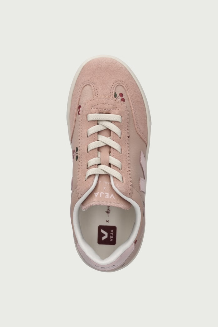 VEJA X KONGES SLOJD sneakers παιδικά δερμάτινα Veja BV0222353C.28.35 ροζ