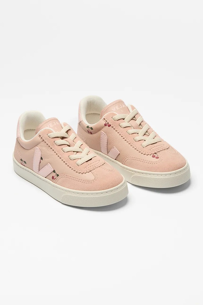 Veja VEJA X KONGES SLOJD sneakers παιδικά δερμάτινα BV0222353C.22.27 ροζ AW26