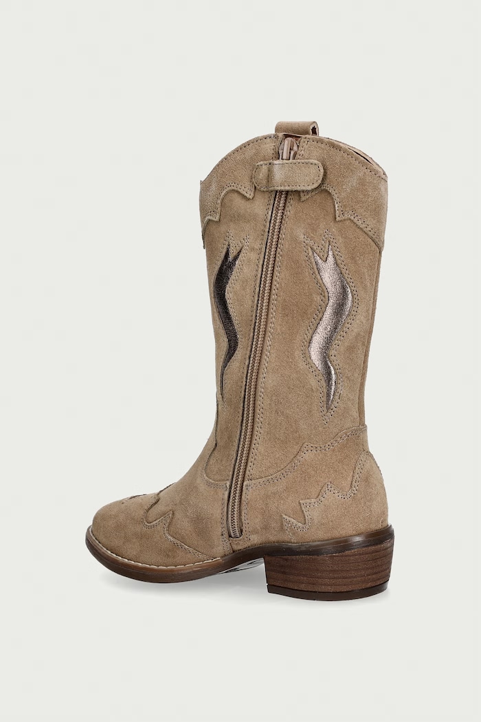 Dziewczynka Tommy Hilfiger kowbojki dziecięce zamszowe T3A6.35194.30.34 beżowy