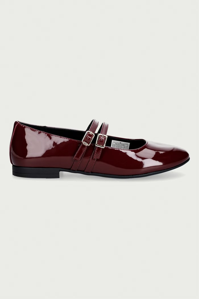 Tommy Hilfiger baleriny dziecięce T3A3.35131.35.39 bordowy AW26