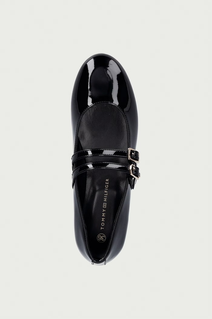 Tommy Hilfiger baleriny dziecięce czarny T3A3.35131.35.39