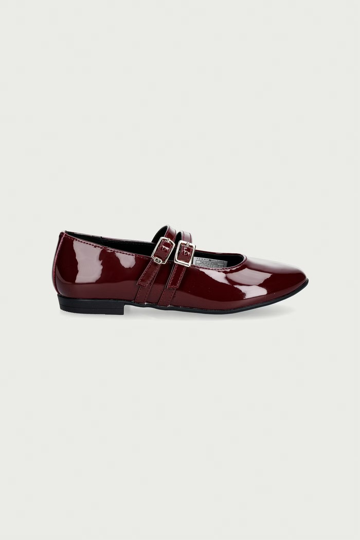Tommy Hilfiger baleriny dziecięce T3A3.35131.30.34 bordowy AW26