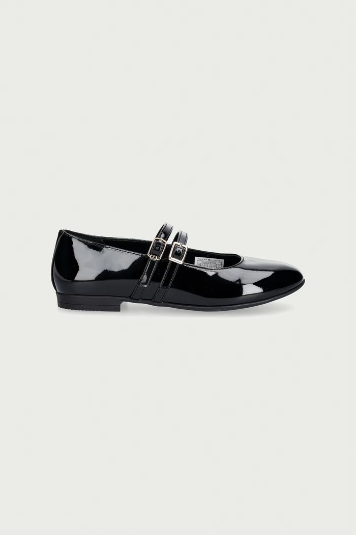 Tommy Hilfiger baleriny dziecięce T3A3.35131.30.34 czarny AW26
