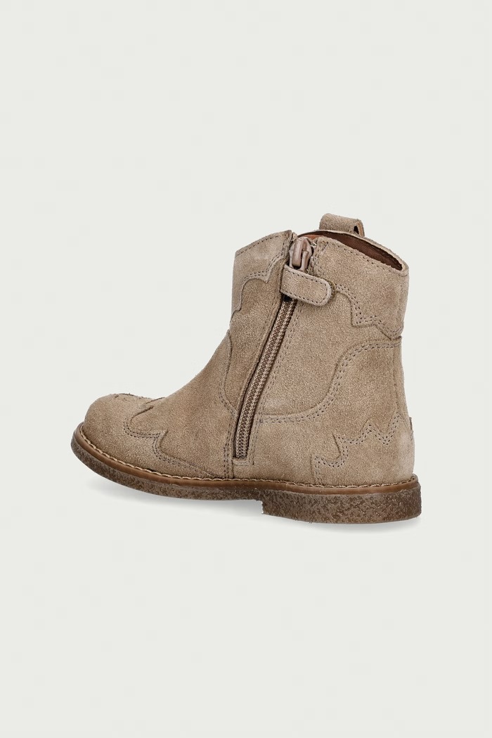 Dziewczynka Tommy Hilfiger botki dziecięce zamszowe T1A5.35191 beżowy