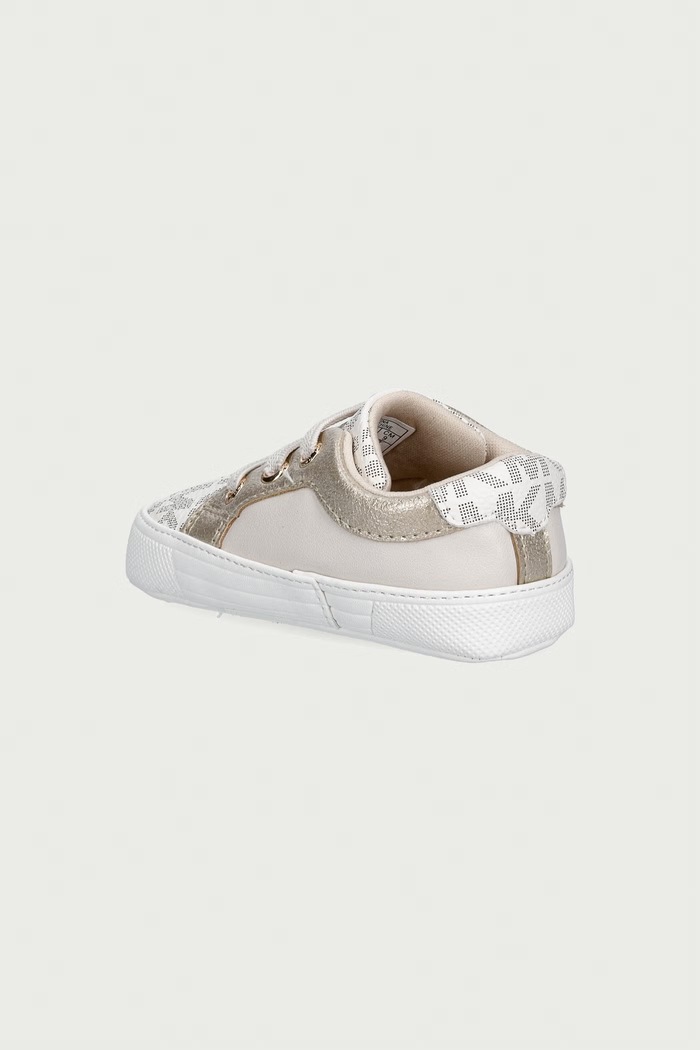 Dziewczynka Michael Kors buty niemowlęce BABY RAINE MK05888256 beżowy