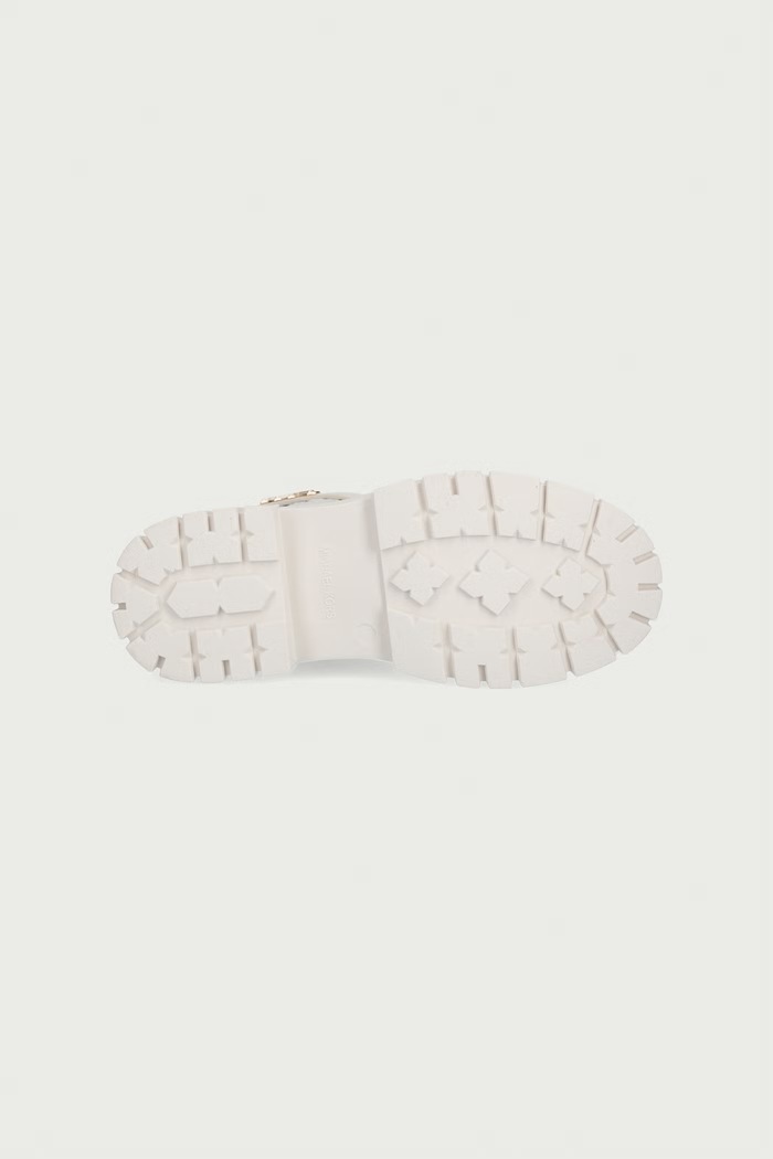 Čizme s platformom za djecu BLAKE MK Michael Kors bež MK05085256