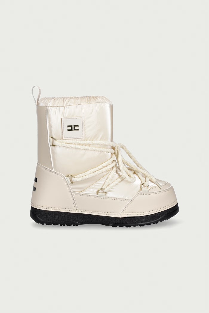 Elisabetta Franchi śniegowce dziecięce F4A6.E0750 beżowy AW26