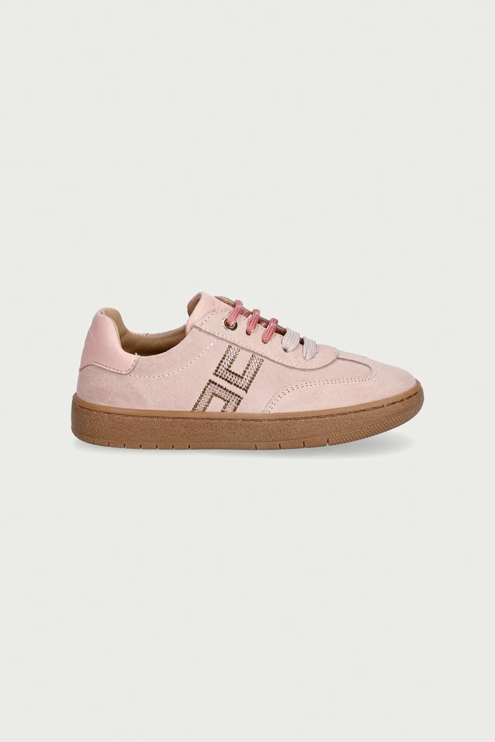 Elisabetta Franchi sneakersy dziecięce zamszowe F1A9.E0655 różowy AW26