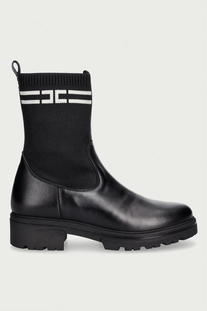 Elisabetta Franchi botki damskie F4A5.E0728 czarny AW26