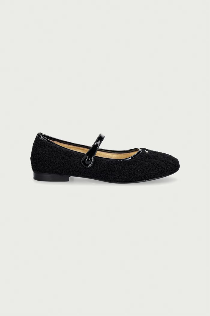 Elisabetta Franchi baleriny damskie F4A3.E0627 czarny AW26
