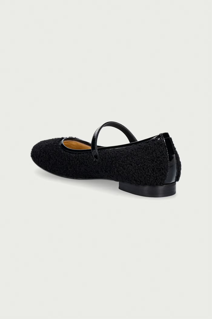Dziewczynka Elisabetta Franchi baleriny damskie F4A3.E0627 czarny