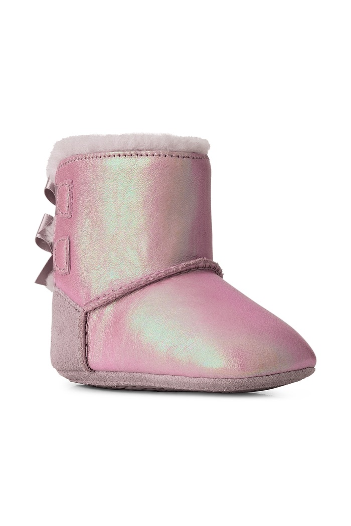 UGG Śniegowce niemowlęce zamszowe BABY BAILEY BOW FROSTED 1184370I multicolor AW26