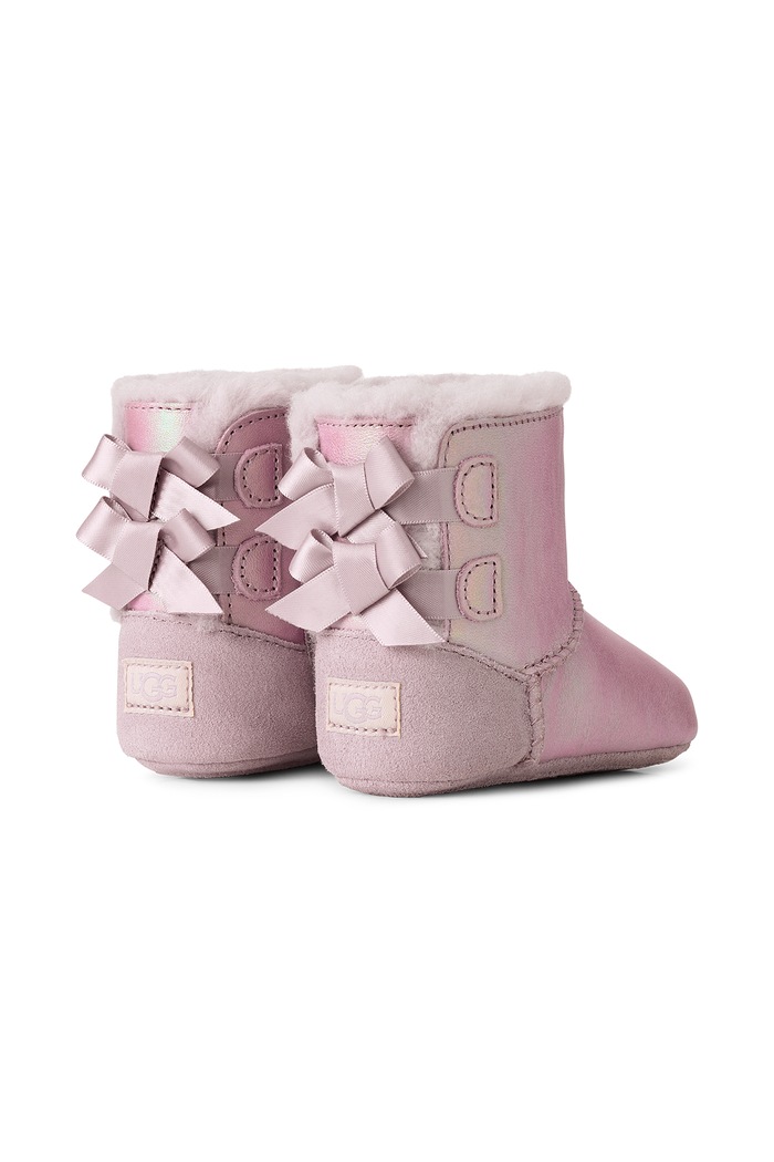 Dziewczynka UGG Śniegowce niemowlęce zamszowe BABY BAILEY BOW FROSTED 1184370I multicolor