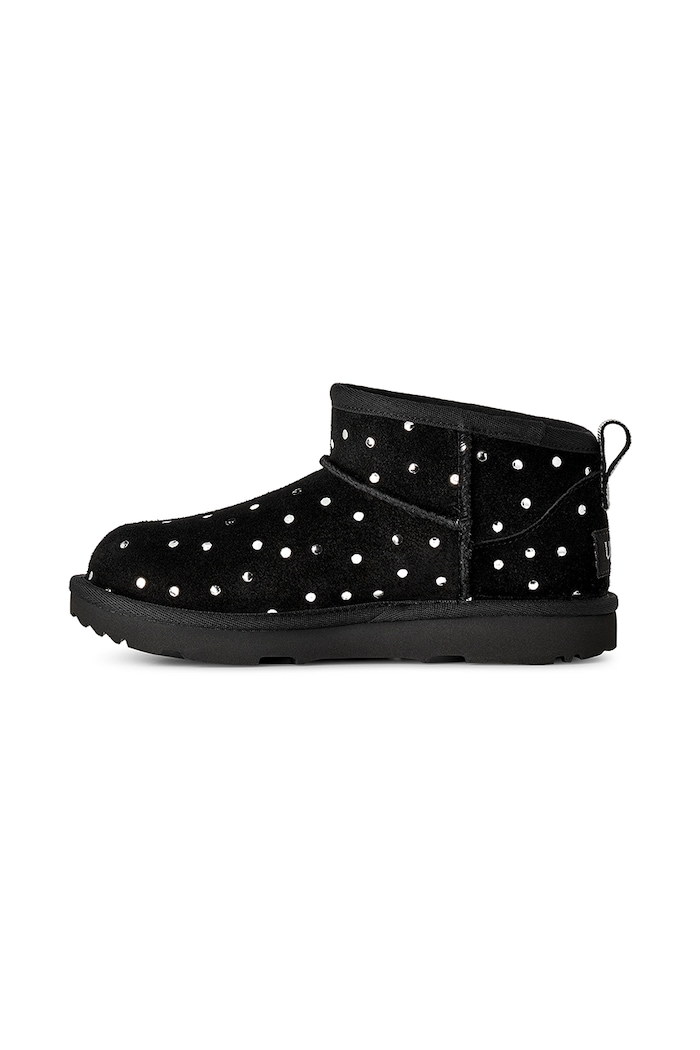 Śniegowce dziecięce zamszowe CLASSIC ULTRA MINSHINY DOTS UGG 1180422K czarny
