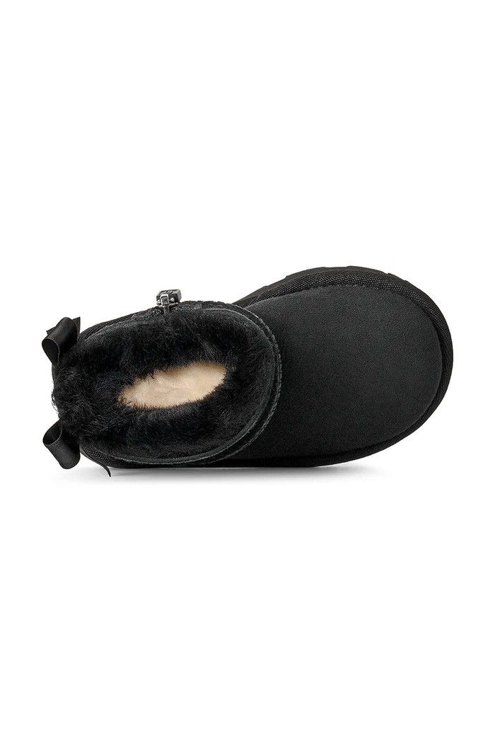 Snehule detské semišové ULTRA MINBAILEY BOW UGG čierna 1185920T