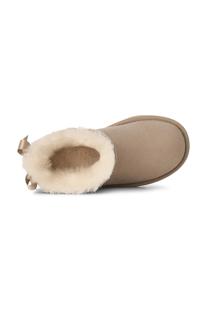 Snehule detské semišové ULTRA MINBAILEY BOW UGG béžová 1185920K