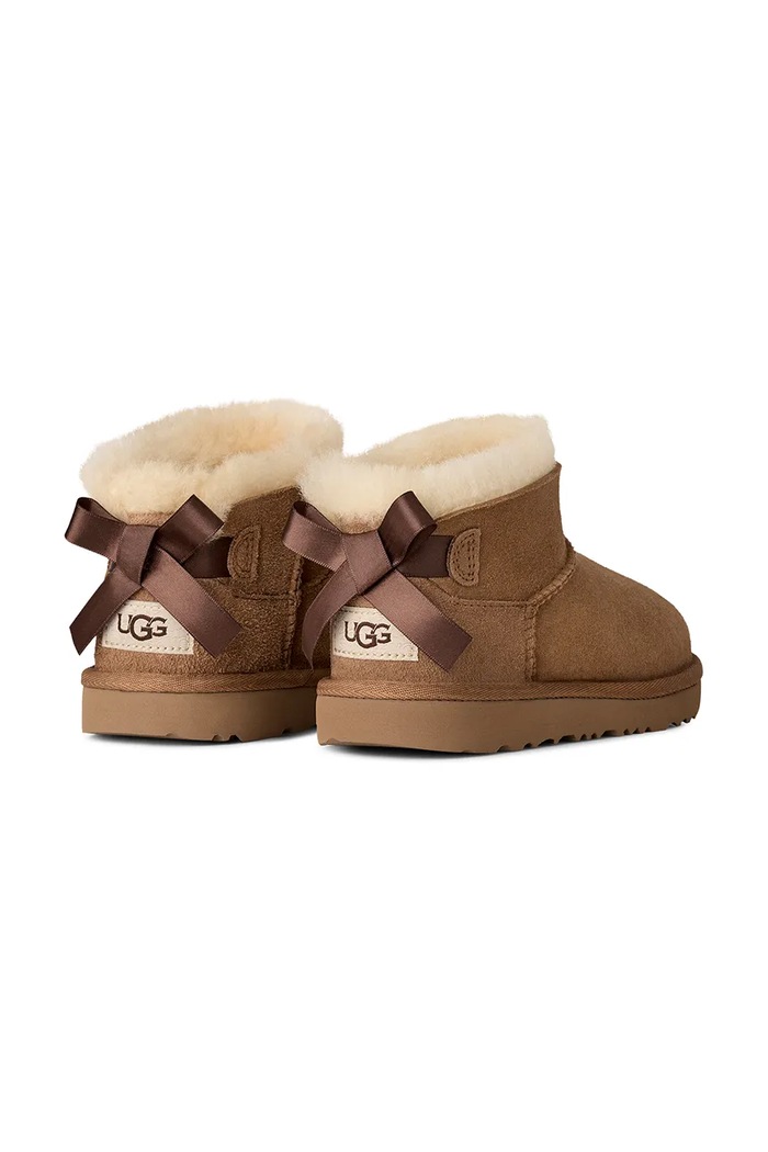 Dievča UGG Snehule detské semišové ULTRA MINBAILEY BOW 1185920K hnedá