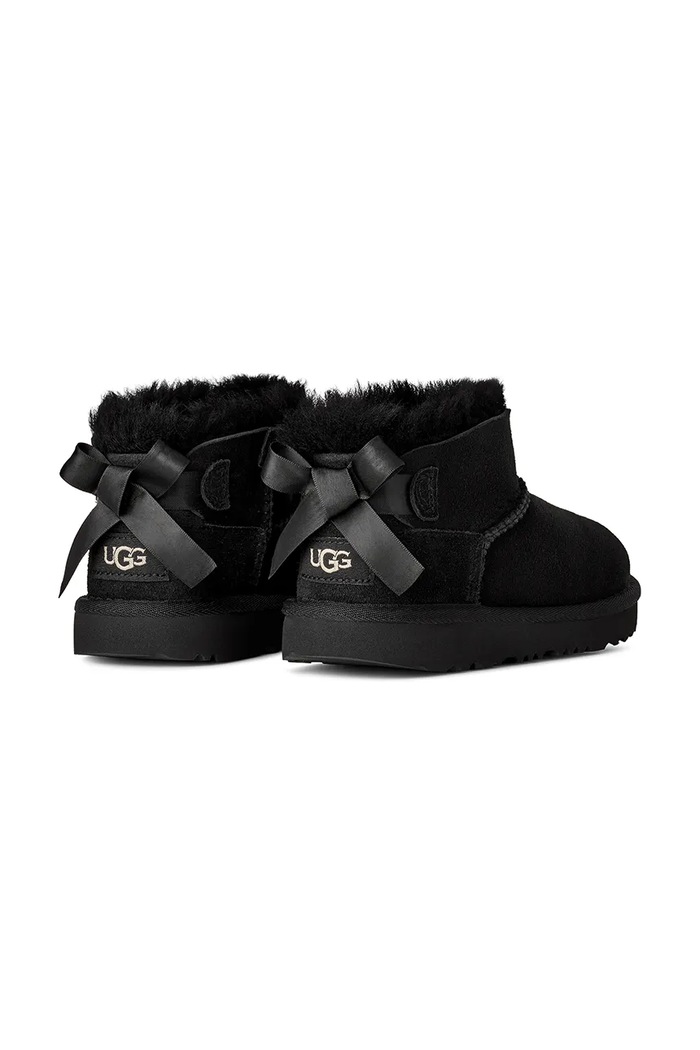 Dievča UGG Snehule detské semišové ULTRA MINBAILEY BOW 1185920K čierna